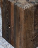 rustic beam coffee table