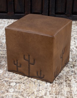 Desert Cacti Cube Ottoman Desert Cacti Cube Ottoman
