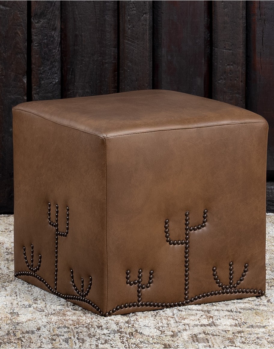 Desert Cacti Cube Ottoman Desert Cacti Cube Ottoman