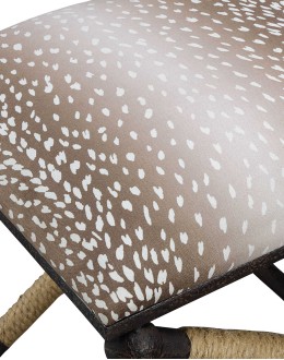 lowest priced fawn small bench by uttermost