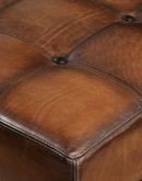 Jericho Storage Leather Ottoman