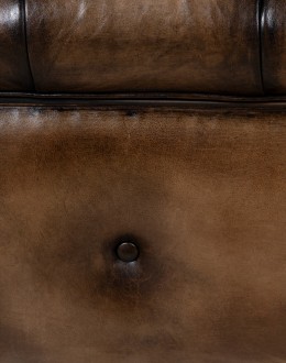 Kensington Leather Storage Ottoman