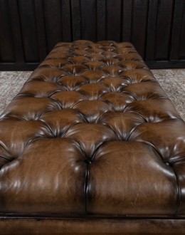 Kensington Leather Storage Ottoman