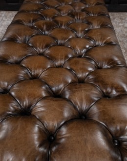 Kensington Leather Storage Ottoman