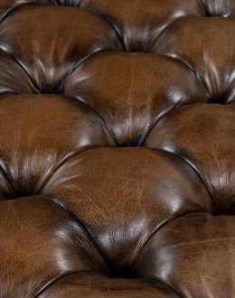 Kensington Leather Storage Ottoman