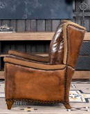 Blade Brown Leather Recliner