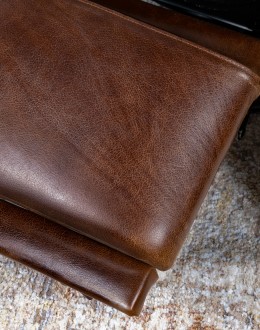 Boulder Brown Swivel Recliner