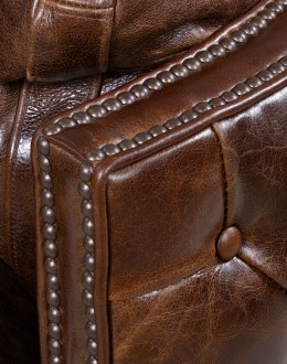 Boulder Brown Swivel Recliner