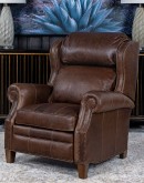 Bronco Brown Leather Recliner