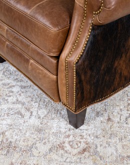 Bronco Cognac Leather Recliner