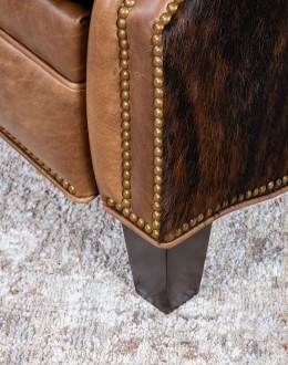 Bronco Cognac Leather Recliner
