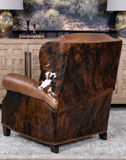 Bronco Cognac Leather Recliner