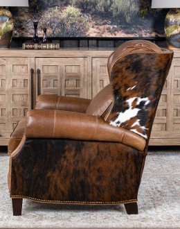 Bronco Cognac Leather Recliner