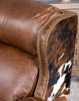 Bronco Cognac Leather Recliner