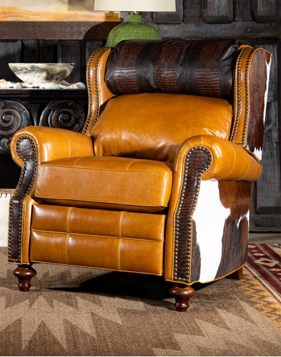 high end western style recliner