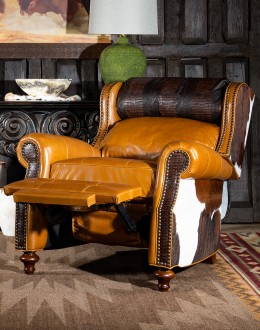 high end western style recliner