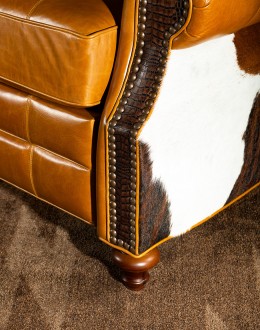 high end western style recliner