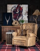 Bronco Rugged Recliner: American-Made, Luxurious Top Grain Leather with Vintage Distressed Finish