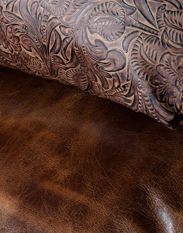 Browning Leather Recliner upscale ranch style brown leather recliner,brown recliner with full grain buffalo leather and cowhide