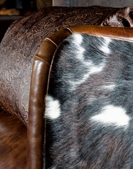 Browning Leather Recliner upscale ranch style brown leather recliner,brown recliner with full grain buffalo leather and cowhide