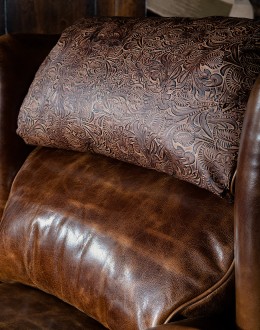 Browning Leather Recliner upscale ranch style brown leather recliner,brown recliner with full grain buffalo leather and cowhide