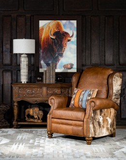 Cowboy Brindle Recliner