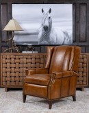 Dalhart Saddle Leather Recliner