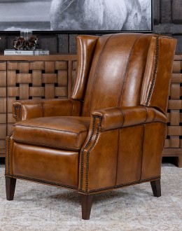 Dalhart Saddle Leather Recliner