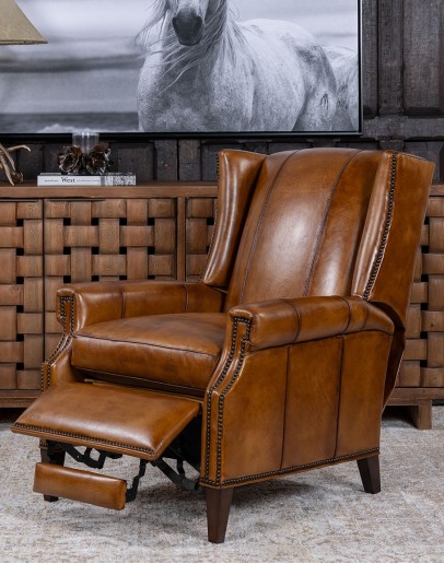 Dalhart Saddle Leather Recliner Dalhart Saddle Leather Recliner