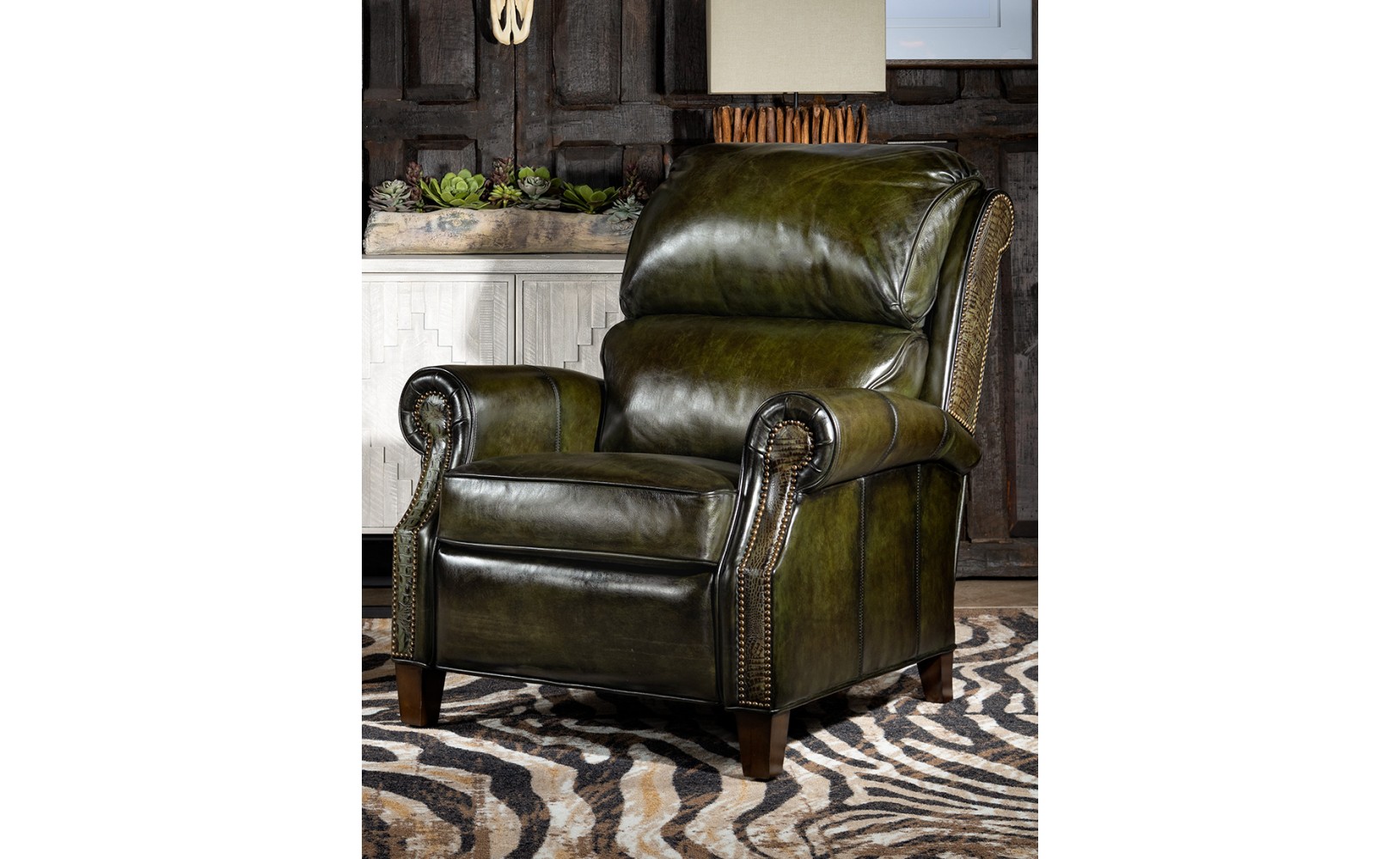 The Best Ranch Style Leather Recliners | Adobe Interiors