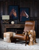 modern rustic style leather recliner