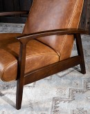 modern rustic style leather recliner