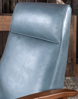 Denali Sky Leather Recliner