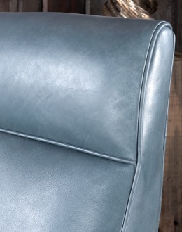 Denali Sky Leather Recliner