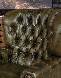 Huxley Olive Leather Recliner Huxley Olive Leather Recliner