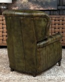 Huxley Olive Leather Recliner
