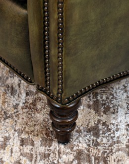 Huxley Olive Leather Recliner Huxley Olive Leather Recliner