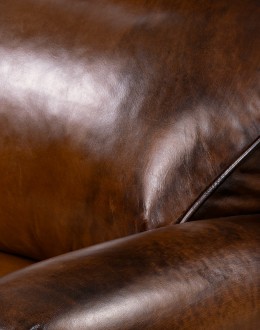 Jameswood Brown Leather Recliner