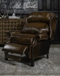 Lawton Western Leather Recliner