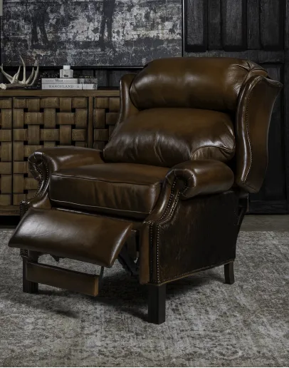 Lawton Western Leather Recliner Lawton Western Leather Recliner