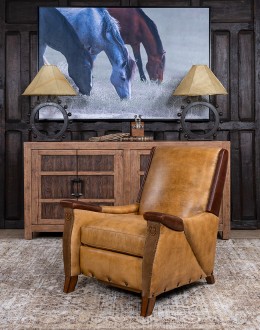 Lucky Leather Recliner