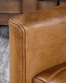 Memphis Saddle Leather Recliner