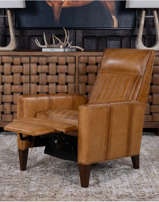 Memphis Saddle Leather Recliner