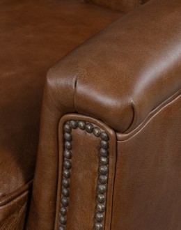 Ranger Whiskey Western Leather Recliner