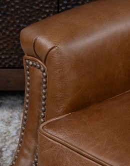 Ranger Whiskey Western Leather Recliner