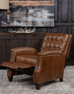 Ranger Whiskey Western Leather Recliner