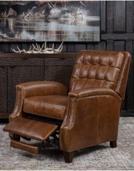 Ranger Whiskey Western Leather Recliner