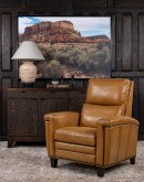 Revolver Saddle Leather Recliner