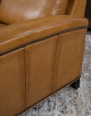 Revolver Saddle Leather Recliner