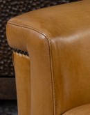 Revolver Saddle Leather Recliner